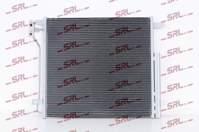 Condensator climatizare AC Jeep Grand Cherokee, motor: 2.0 T, 3.6 V6, 5.7 V8, Condensator cu filtru uscator; Phev, 605x555x16, SRLine, miez si foto