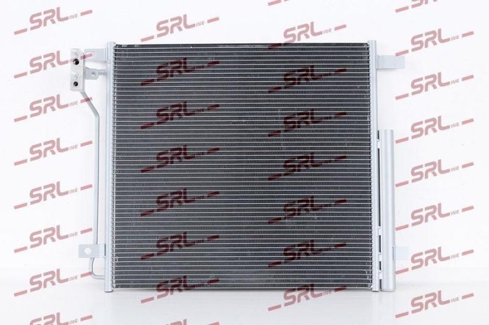 Condensator climatizare AC Jeep Grand Cherokee, motor: 2.0 T, 3.6 V6, 5.7 V8, Condensator cu filtru uscator; Phev, 605x555x16, SRLine, miez si