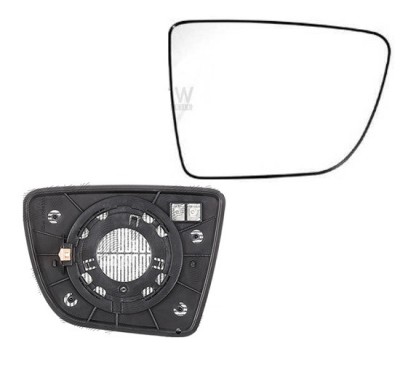 Geam oglinda exterioara cu suport fixare Kia Venga (Yn), 01.2010-, Dreapta, incalzita; geam convex; cromat foto