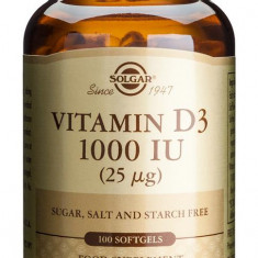 Vitamina D3 1000ui Solgar 100cps