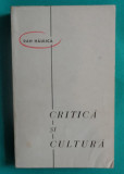 Dan Haulica &ndash; Critica si cultura ( prima editie )
