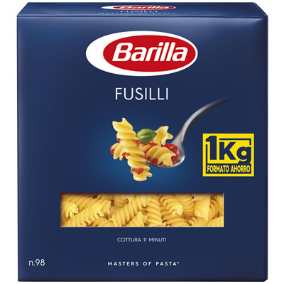 Paste Fusilli Nr 98, Barilla, 1kg foto