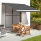 vidaXL P&acirc;nză de rezervă copertină, antracit, 4x3,5 m 311948