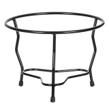 Suport Ghiveci Metalic, Negru, Diametru 23cm, &Icirc;nălțime 18cm, Oem