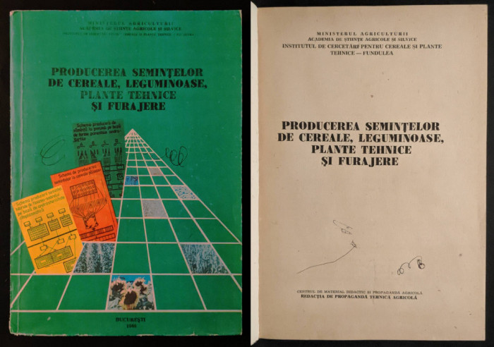 PRODUCEREA SEMINTELOR de CEREALE, LEGUMINOASE, PLANTE TEHNICE, FURAJERE 370 pg