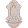 Chiuveta Gradina Mini Aluminiu Alb-Portocaliu Efect Cupru 22x10x37cm Strend Pro - Chiuveta Decorativa Exterior