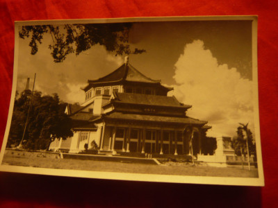 Fotografie veche - cladire China , dim. de carte postala foto