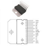 Amplificator audio stereo in punte 2x15w