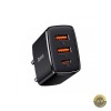 Incarcator Retea Baseus Compact 30W 3A 1 x USB-C - 2 x USB-A Negru CCXJ-E01
