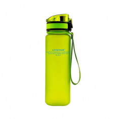 Sticla apa Uzspace Tritan, fara BPA cu capac 1000ml verde lamaie Handy KitchenServ