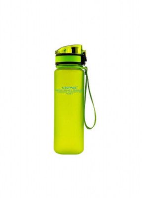 Sticla apa Uzspace Tritan, fara BPA cu capac 1000ml verde lamaie Handy KitchenServ foto