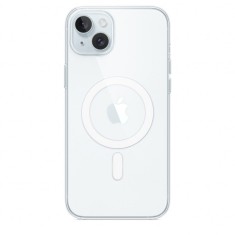 Husa de protectie Clear Case with MagSafe pentru iPhone 15 Plus, Transparent