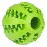Jucărie C&acirc;ini, Minge Cauciuc, Verde, 7.5cm, Oem