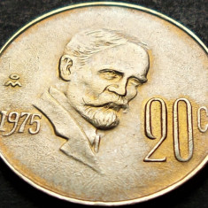 Moneda exotica 10 CENTAVOS - MEXIC, anul 1975 * cod 4985 B = A.UNC