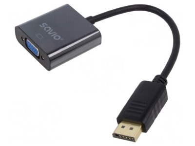 Convertor DisplayPort 1.1 0.2m Negru foto