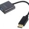 Convertor DisplayPort 1.1 0.2m Negru