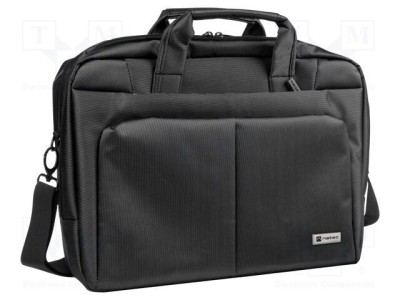 Laptop bag black polyester Usable dim: 365x40x245mm 14.1&amp;quot; foto