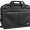 Laptop bag black polyester Usable dim: 365x40x245mm 14.1&quot;