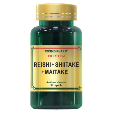 Reishi Shiitake Maitake 30cps Cosmo Pharm foto