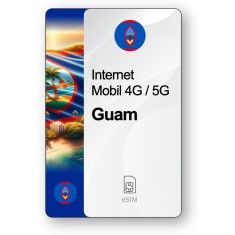 eSIM Internet Guam, valabil 7 zile, trafic 1 GB, Standard