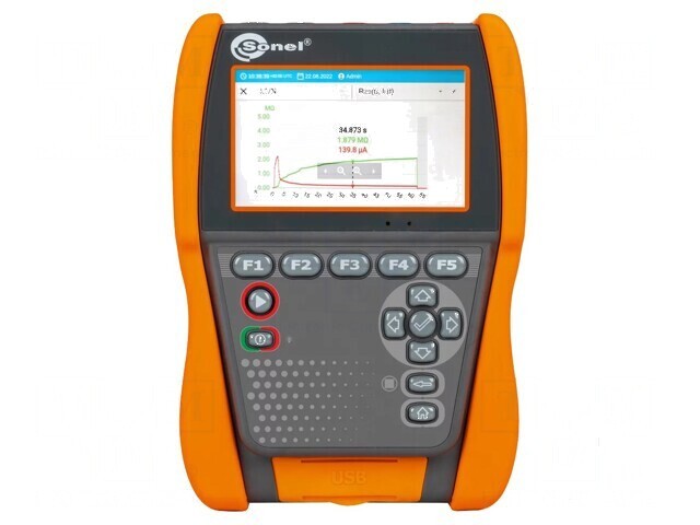 Aparat de măsură rezistenţa de izolaţie color LCD IP65