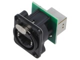 Conector NEUTRIK NE8FDP-B-D RJ45 mamă etherCON Cat 5e, 8 pini