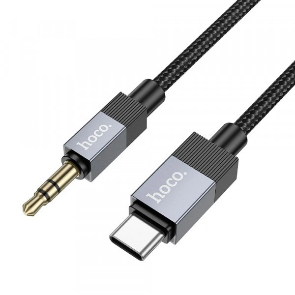 Cablu Audio USB-C - 3.5mm HOCO UPA32B, 1m, Negru
