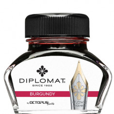 Calimara Cu Cerneala Diplomat Octopus, 30 Ml - Visiniu