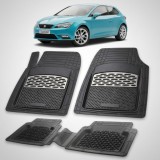 Cumpara ieftin Covorase Seat Leon Hatchback 3 Usi Compatibile 2013-2017 | Silver