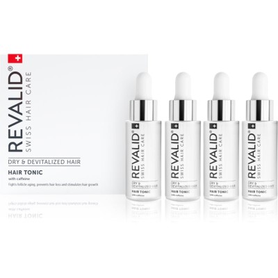 Revalid Hair Tonic tonic energizant cu cofeină stimuleaza cresterea parului 4x30 ml foto