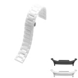 Curea ceramica, compatibila cu Samsung Galaxy Watch8 Classic 46mm, Magnolia White