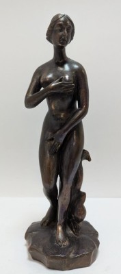 Nud - statueta cupru foto