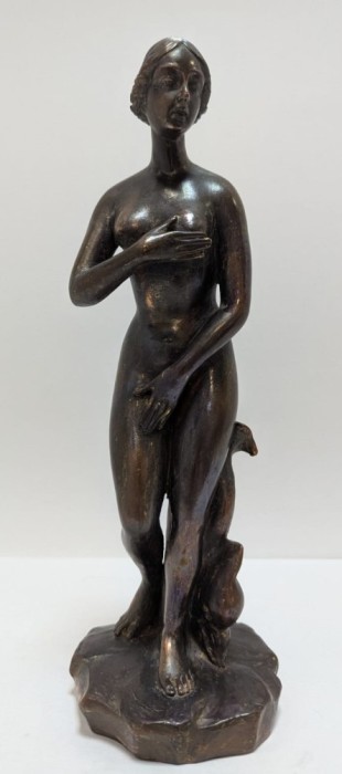 Nud - statueta cupru