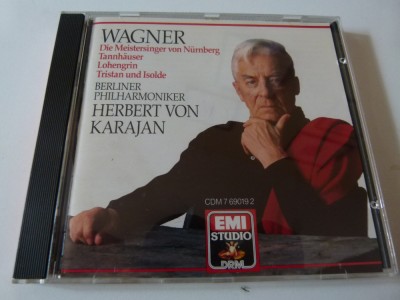 Wagner, Berliner phil. Karajan, cd foto