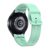 Cumpara ieftin Curea din silicon 20 mm, marca THD, pentru Galaxy Watch6/Classic, Galaxy Watch5/Pro, culoarea verde deschis