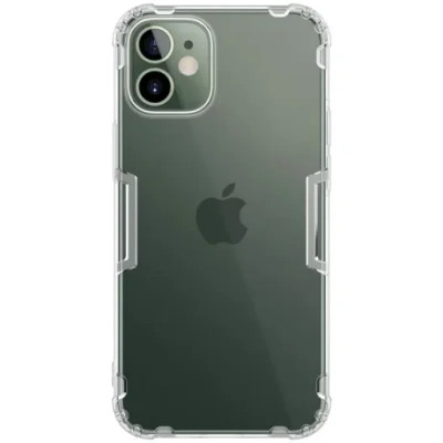 Husa Cover Nillkin Nature Silicon Slim pentru iPhone 12 Mini Transparent foto