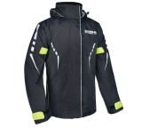 MBS Geaca ploaie Oxford Stormseal Over Jacket, negru/alb/fluo, M BIFA, Cod Produs: RM120MOX