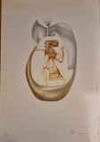 Jules Perahim, L Alphabet &ndash; Man with Menorah / Sameh &ndash; litografie originala