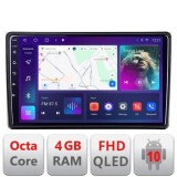 Navigatie Audi A4 B6 Quad Core B-050 Android Ecran QLED octa core 4+64 carplay android auto KIT-050+EDT-E309V3 v1 CarStore Technology