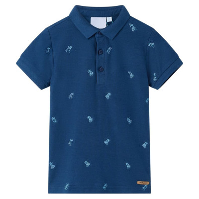 Tricou polo pentru copii, albastru &amp;icirc;nchis, 104 foto