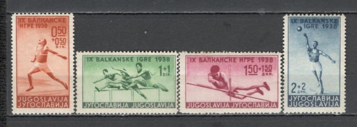 Iugoslavia.1938 Balcaniada de atletism Belgrad SI.128