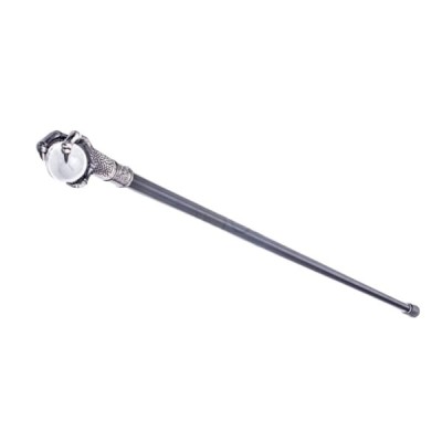 Baston decorativ, Ball, metalic, cutit panoplie, 95 cm, negru foto