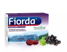 Fiorda cu aroma de coacaze negre, 30 comprimate, PlantExtrakt
