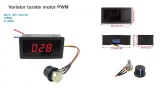 Variator Turatie Motor PWM DC 6-30V 5A Regulator Tensiune 12V 24V Control Viteza
