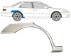 Set reparatie aripa spate TOYOTA CAMRY (SXV20/MCV20), 08.1996-11.2001, partea dreapta, otel galvanizat, Rapid