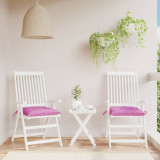 Perne de scaun, 2 buc., roz, 50x50x7 cm, textil oxford GartenMobel Dekor, vidaXL