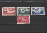 ROMANIA 1952 LP 319 LP 319 a POSTA AERIANA SUPRATIPAR SERII MNH NESTAMPILATE