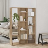 vidaXL Separator cameră/Bibliotecă, Stejar artizanal 100x24x140 cm PAL