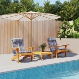 Perne scaun Adirondack, 2 buc, gri, careuri, textil oxford