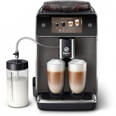 Espressor automat Saeco GranAroma Deluxe SM6682/10, 18 specialitati de cafea, ecran cu touch color 5, 6 profiluri de utilizator, 3 profiluri de gust p